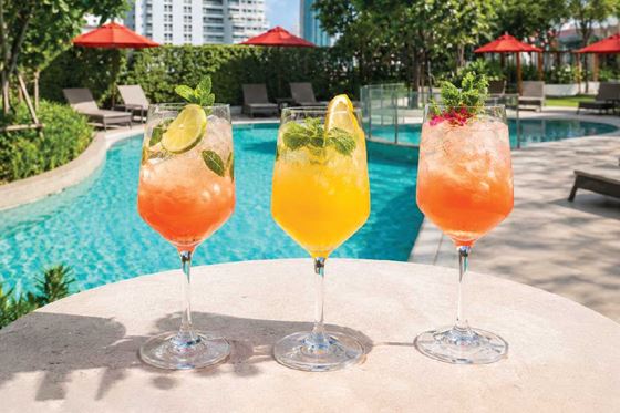 Botter Spritz at Aqua Eatery & Bar - Amari Bangkok