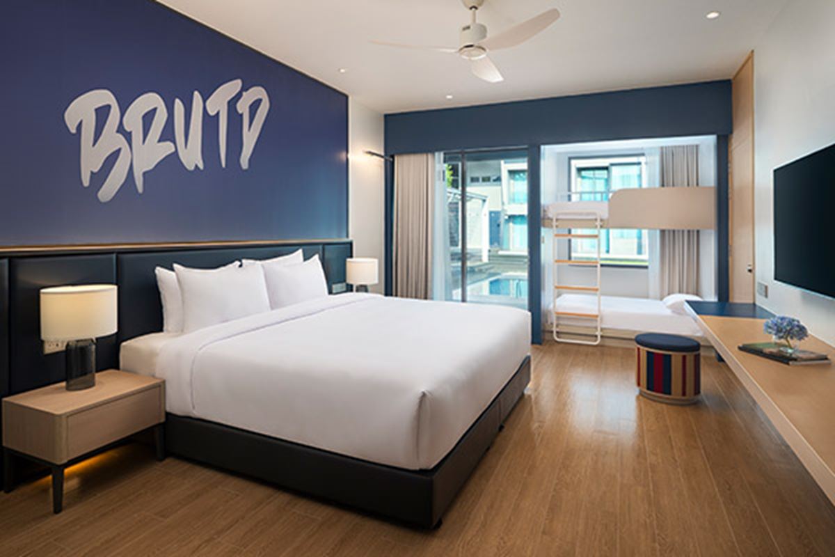 Deluxe Family Pool Terrace Bunkbed - Amari Buriram United